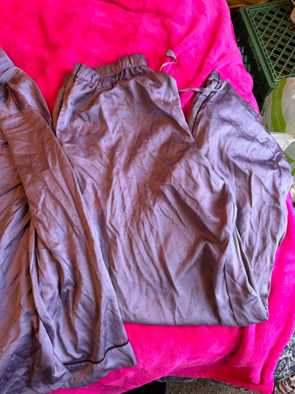 Women's Silky Purple pajamas - Picture 7 of 10